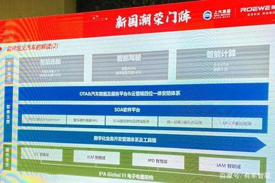 軟件定義汽車 榮威以智能座艙為媒，人工智能基礎(chǔ)軟件驅(qū)動(dòng)未來(lái)出行
